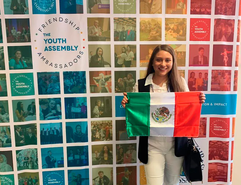 Afuera de la Asamblea de la Juventud en Washington DC