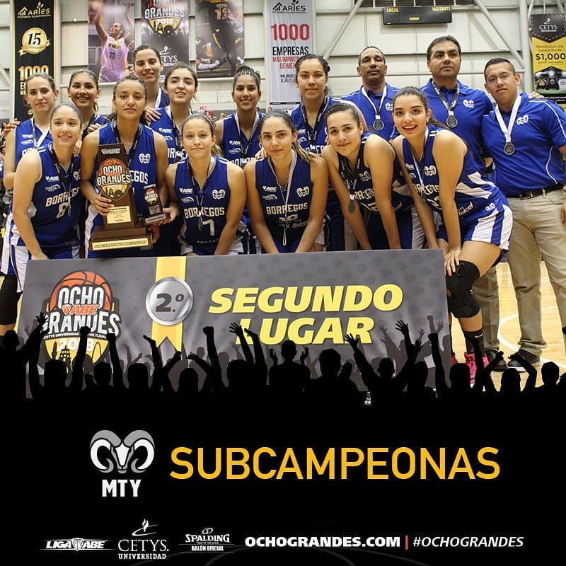 Borregos Monterrey femenil, 2do lugar Ocho Grandes 2018