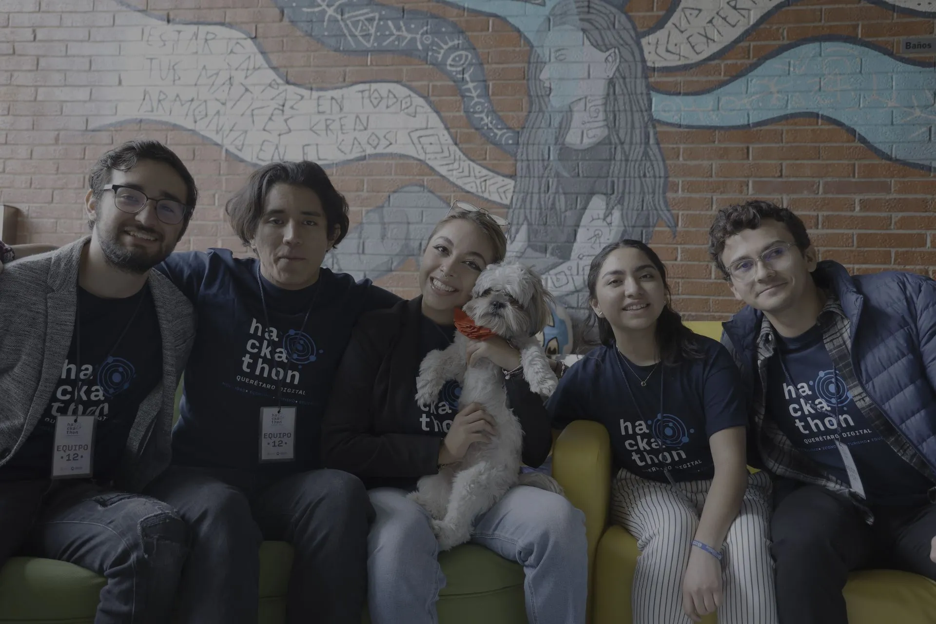 Integrantes del Equipo 12: Andrea Zarrudio, Fernanda Rosales, Franco Bonilla, Juan José Campos y Jorge Triviño.