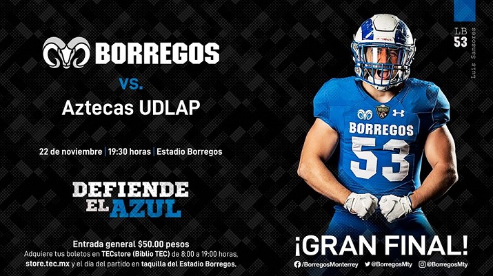 Final Borregos Monterrey y Aztecas de la UDLAP