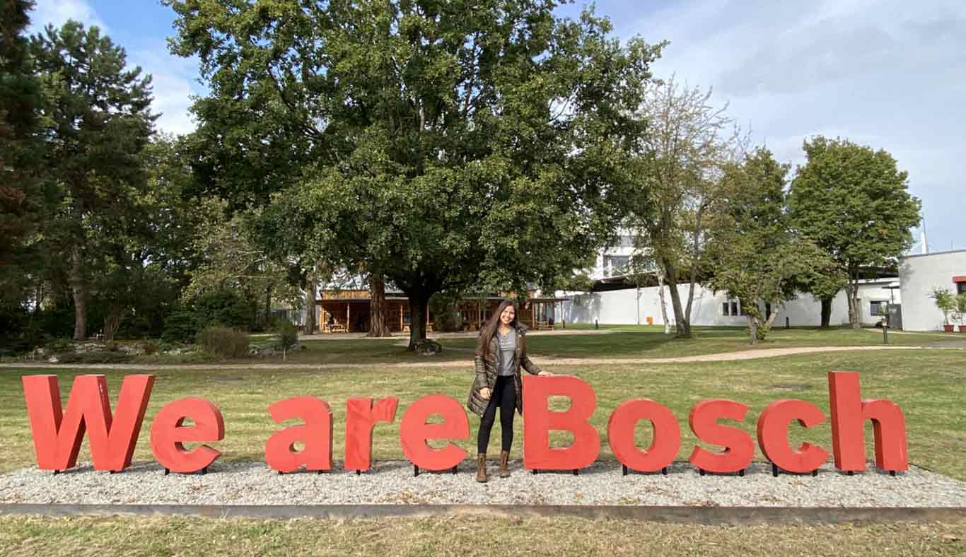 Aranza vivió una experiencia dentro de BOSCH