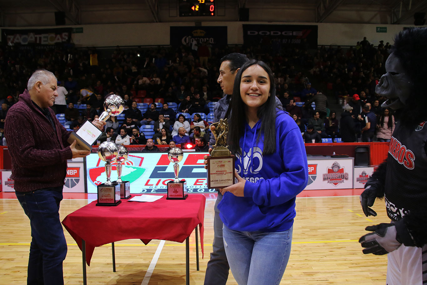 Fernanda Montelongo, canastera de Campus Zacatecas