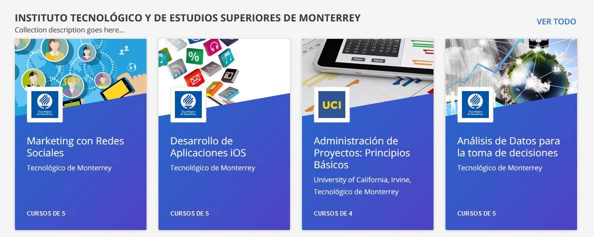 Cursos del Tec en Coursera.