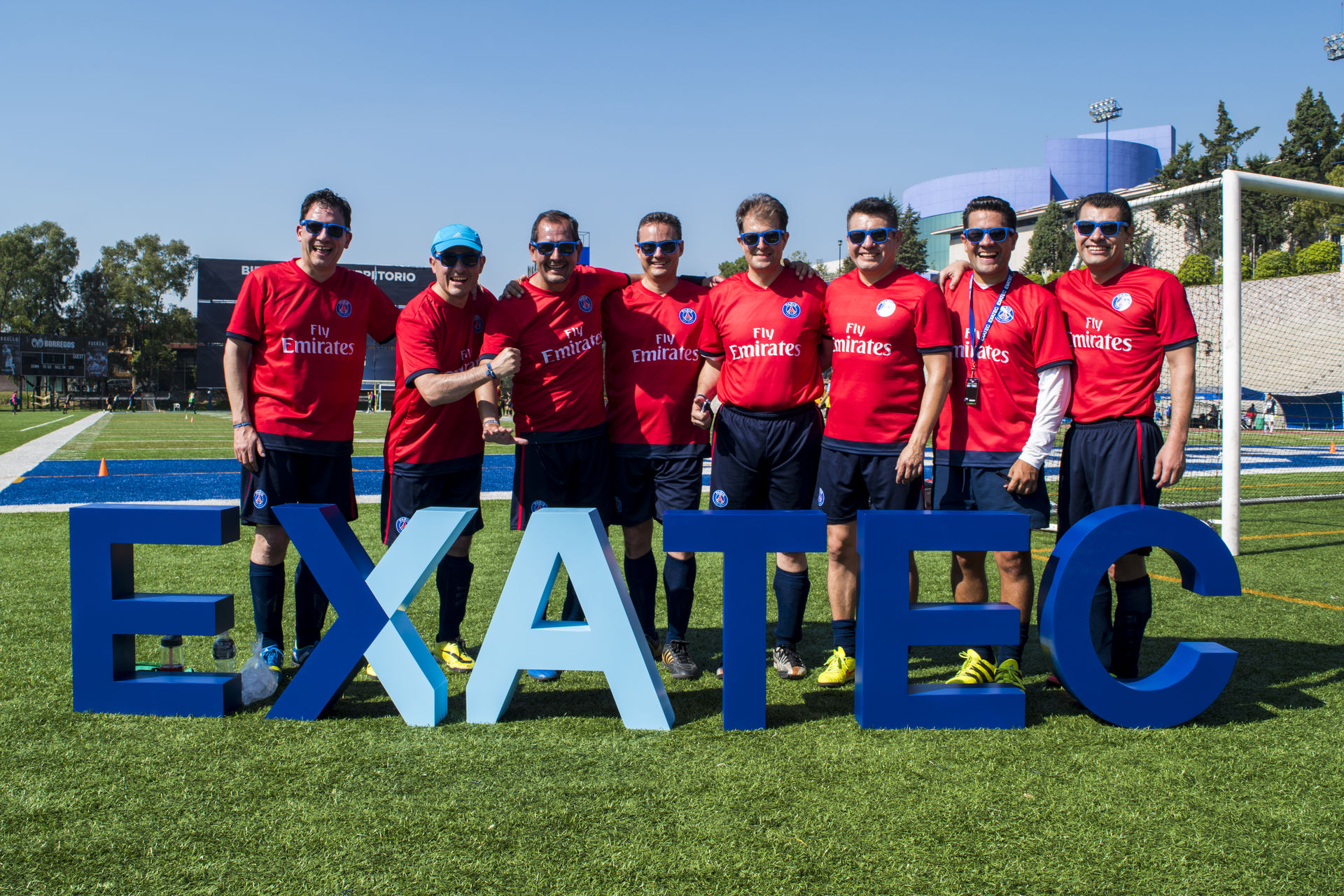 Equipo tercer torneo fútbol EXATEC