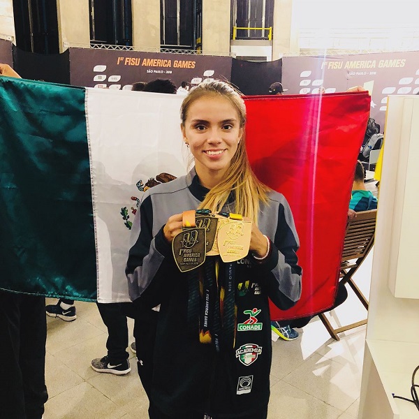 Dania ganó medallas tanto con Borregos como seleccionada nacional.