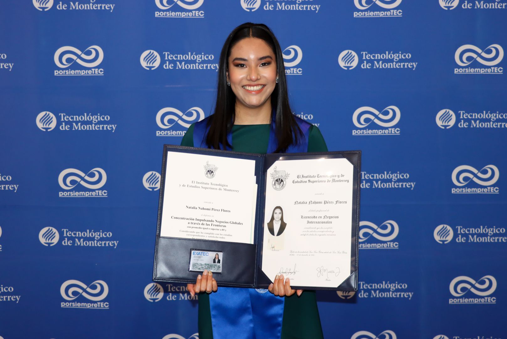 Natalia P&eacute;rez, EXATEC de Negocios internacionales