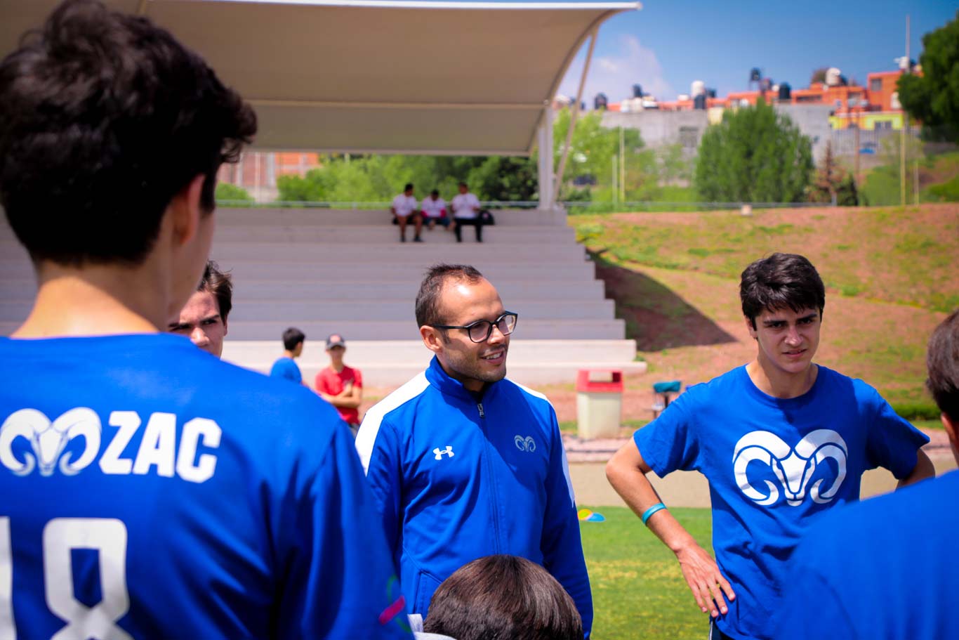 Eduardo con el equipo