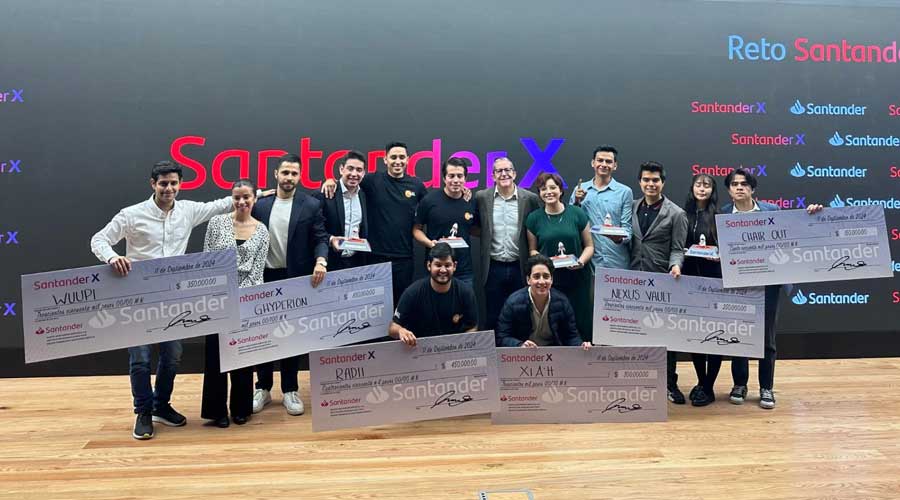 Gamadores del concurso Santander X Mexico