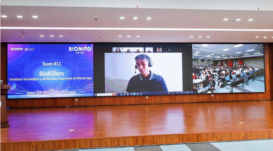 Estudiantes de biotecnología del Tec campus Querétaro, ganan oro en la competencia internacional BIOMOD 2025, llevada a cabo en Jilin, China.
