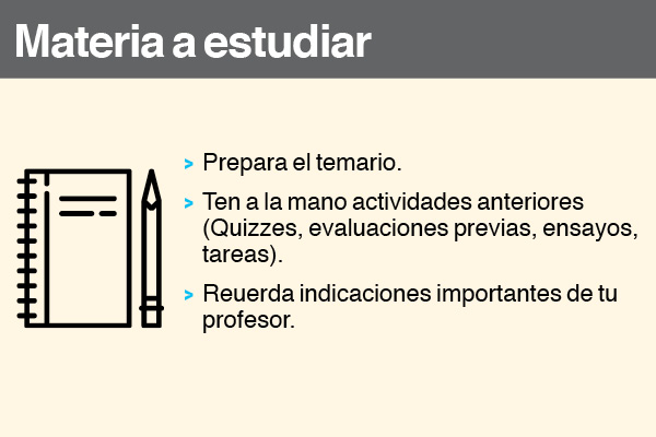 Consejo sobre materia a estudiar