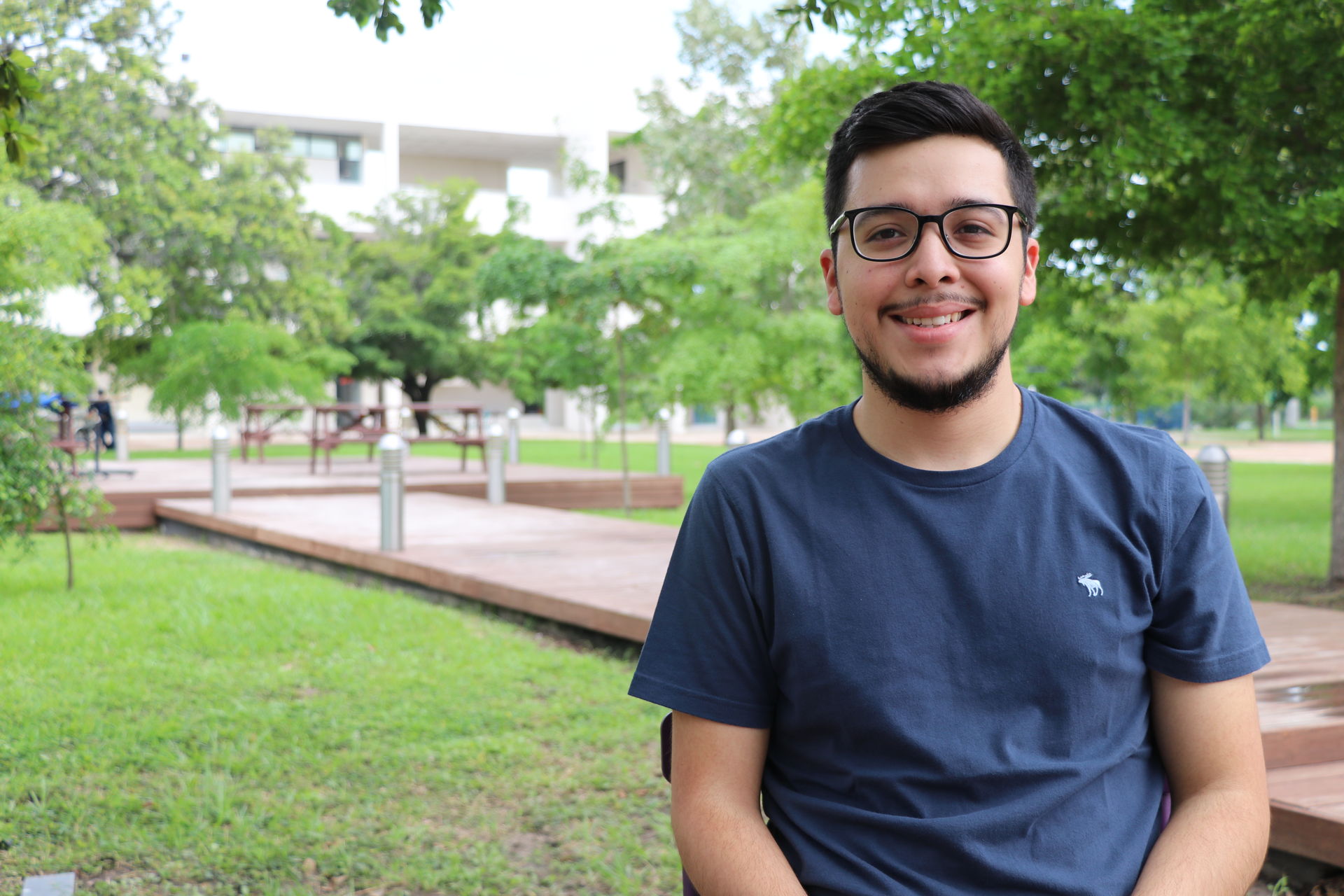 Johan Pulido, alumno de la materia de emprendimiento.