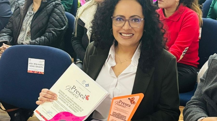 Mayra González Sánchez, directora de LiFE del Tec Qro con reconocimiento IRINEA