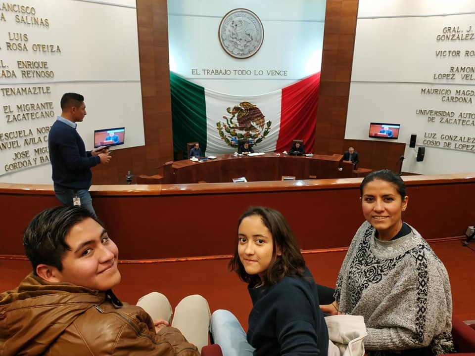 En el Congreso del Estado de Zacatecas.