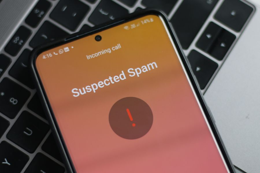Sospecha de estafa en el smartphone.