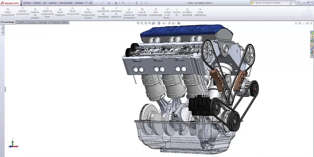 Motor SolidWorks