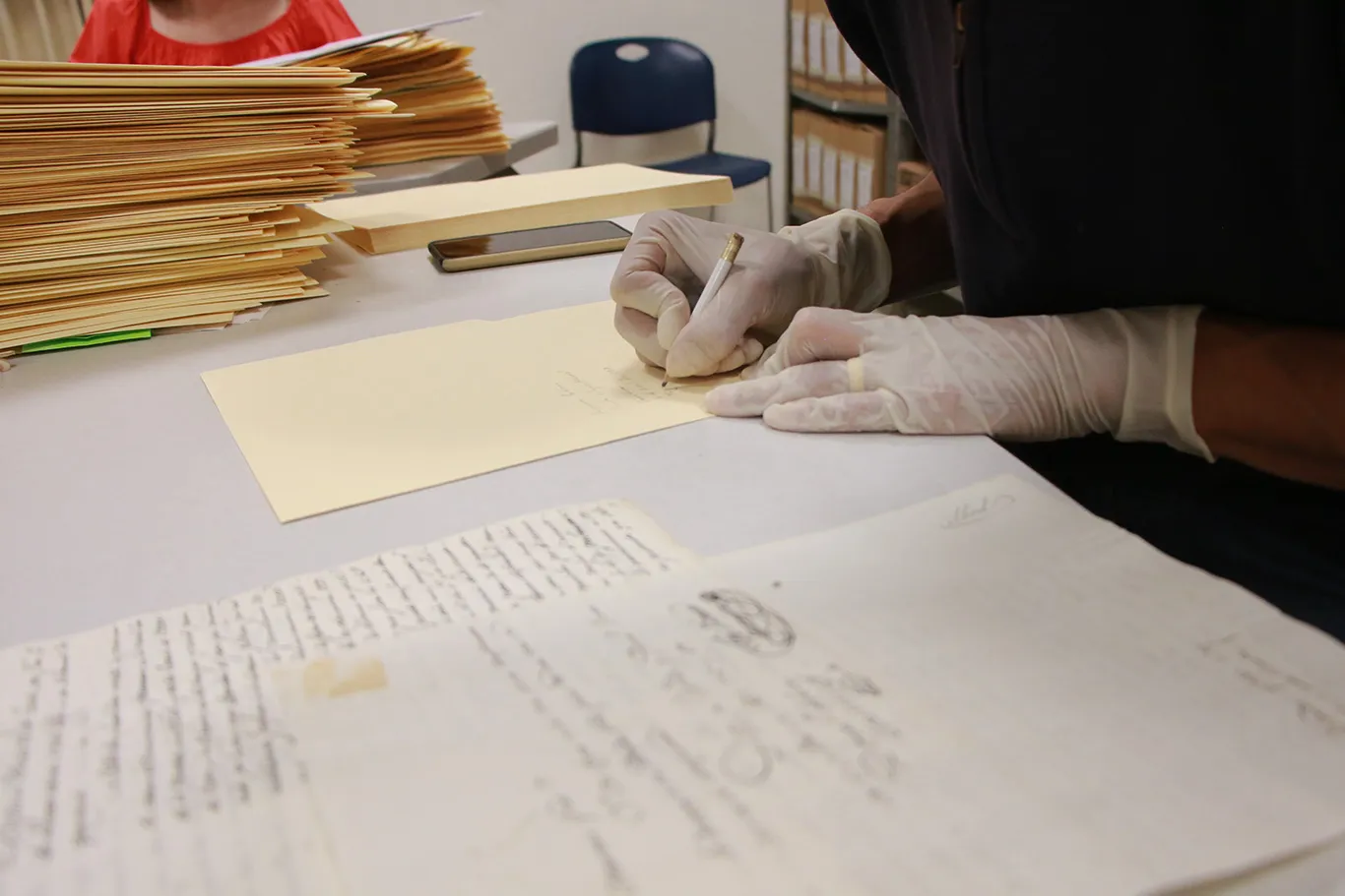 Manejo de algunos archivos históricos