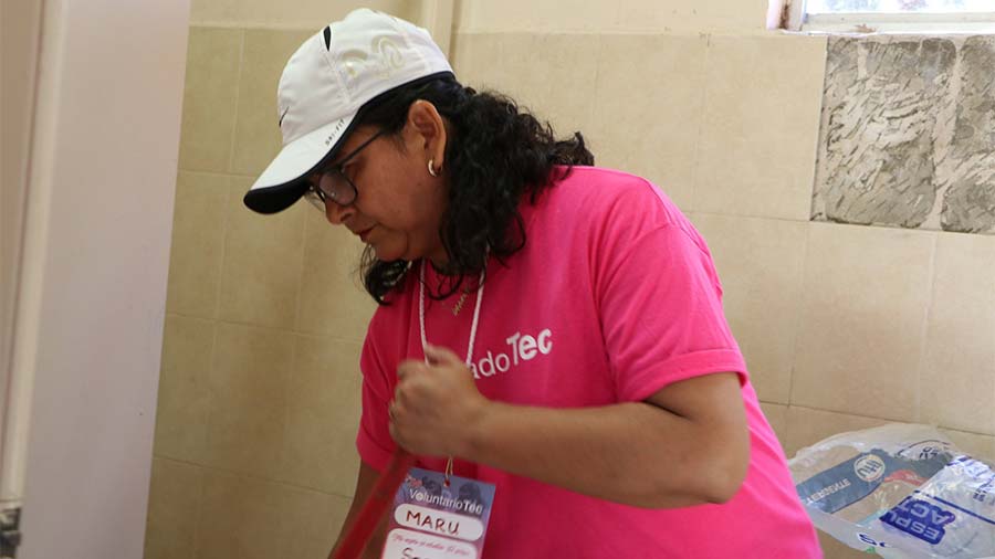 María Eugenia en Voluntariado Tec 2019