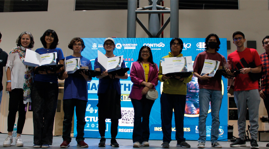 Equipo ganador del NASA Space Apps.