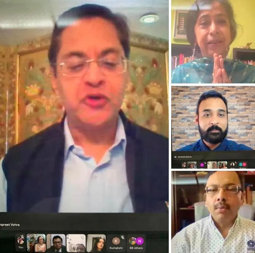 El Dr. Sharma aprovechó la ocasión para hablar sobre la innovación y transformación en la educación: