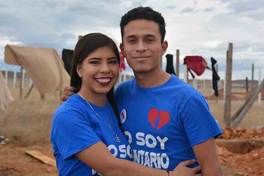 Karla y Paúl iniciadores de Yo soy voluntario