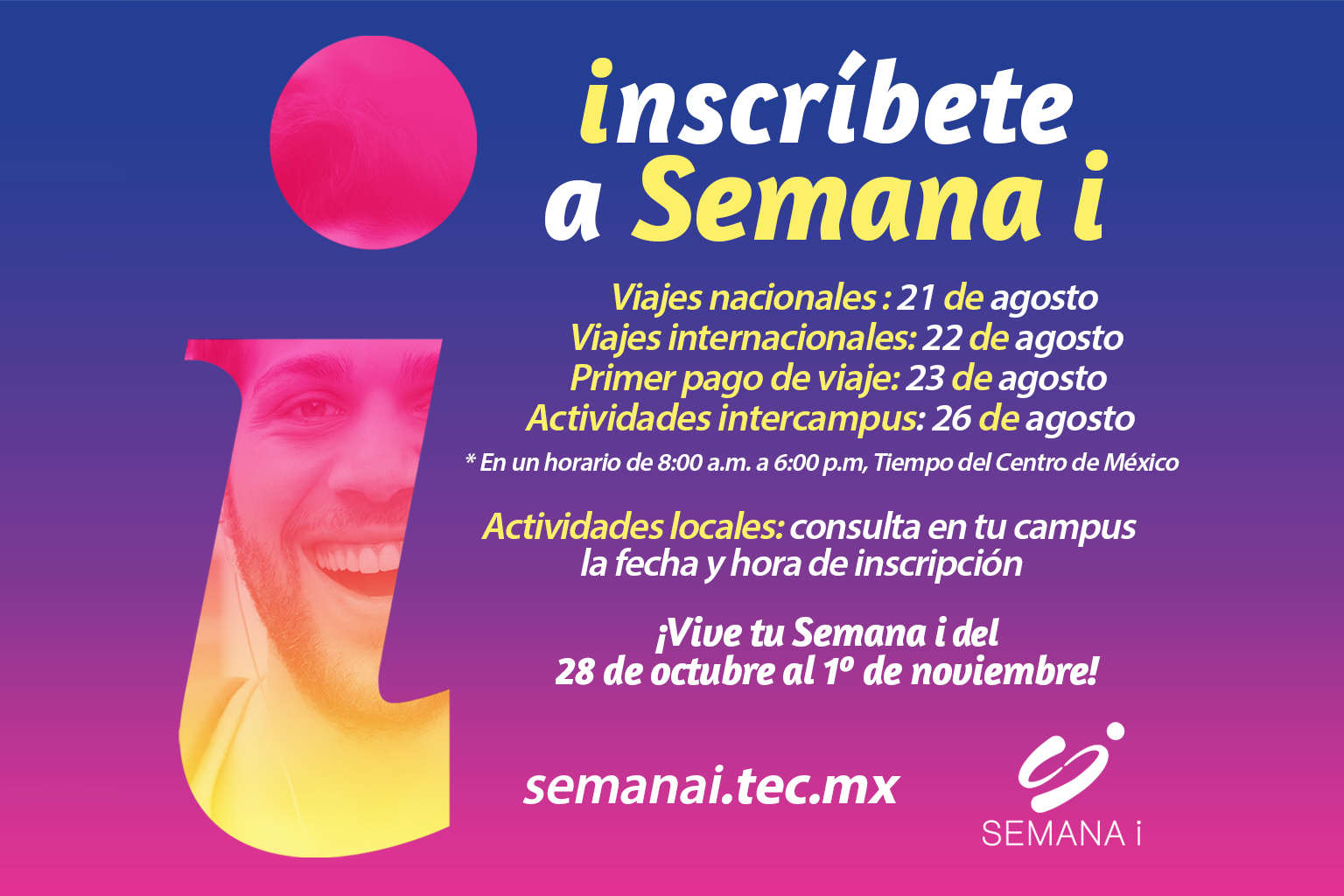 Inscripciones de Semana i 2019