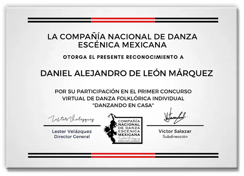Diploma Dabiel de León