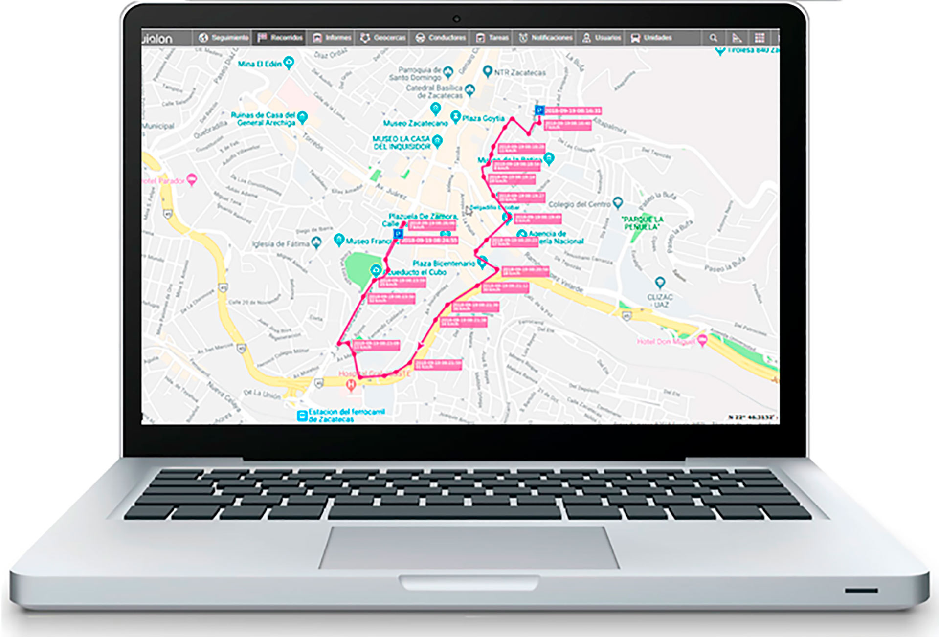 Rutas en la aplicación