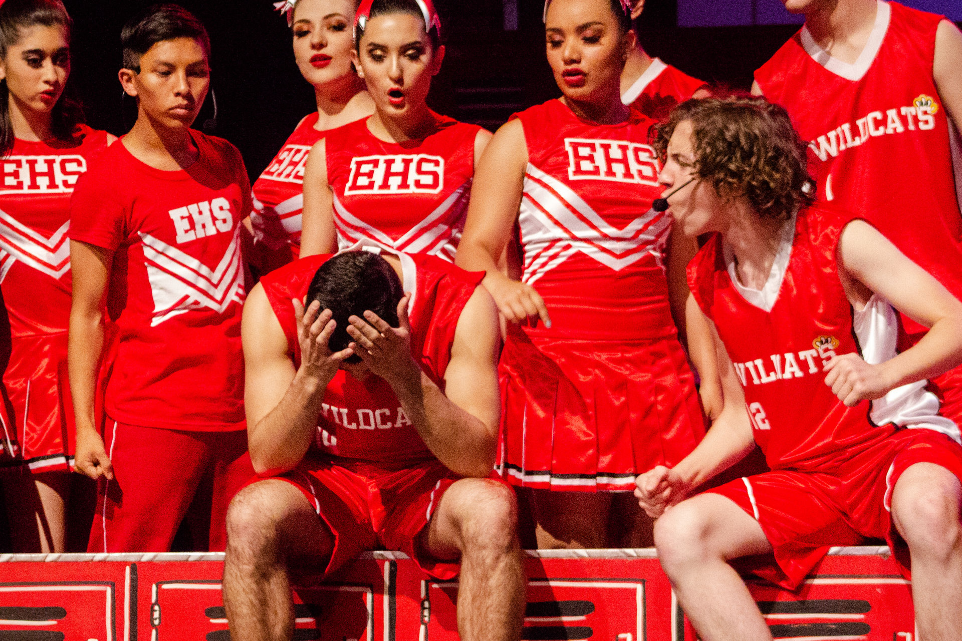 José Pablo en el musical High School Musical