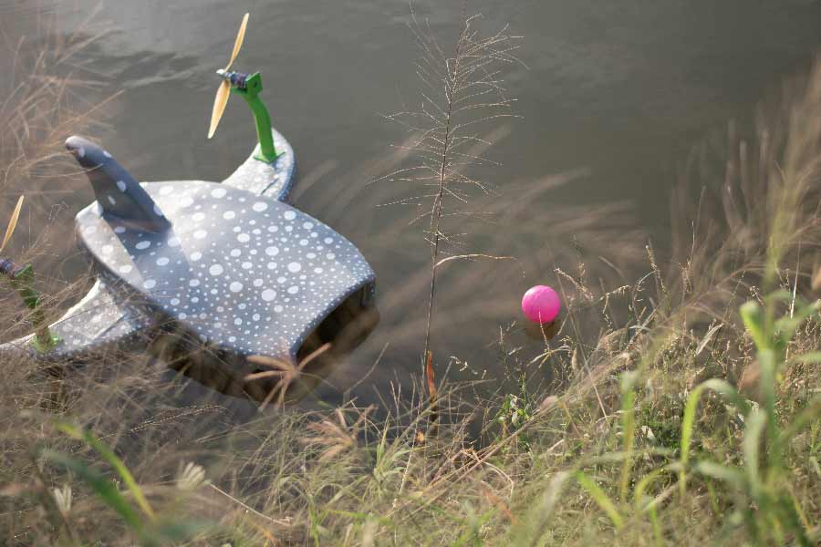 AKALI en pruebas en un lago en Culiacán Sinaloa.