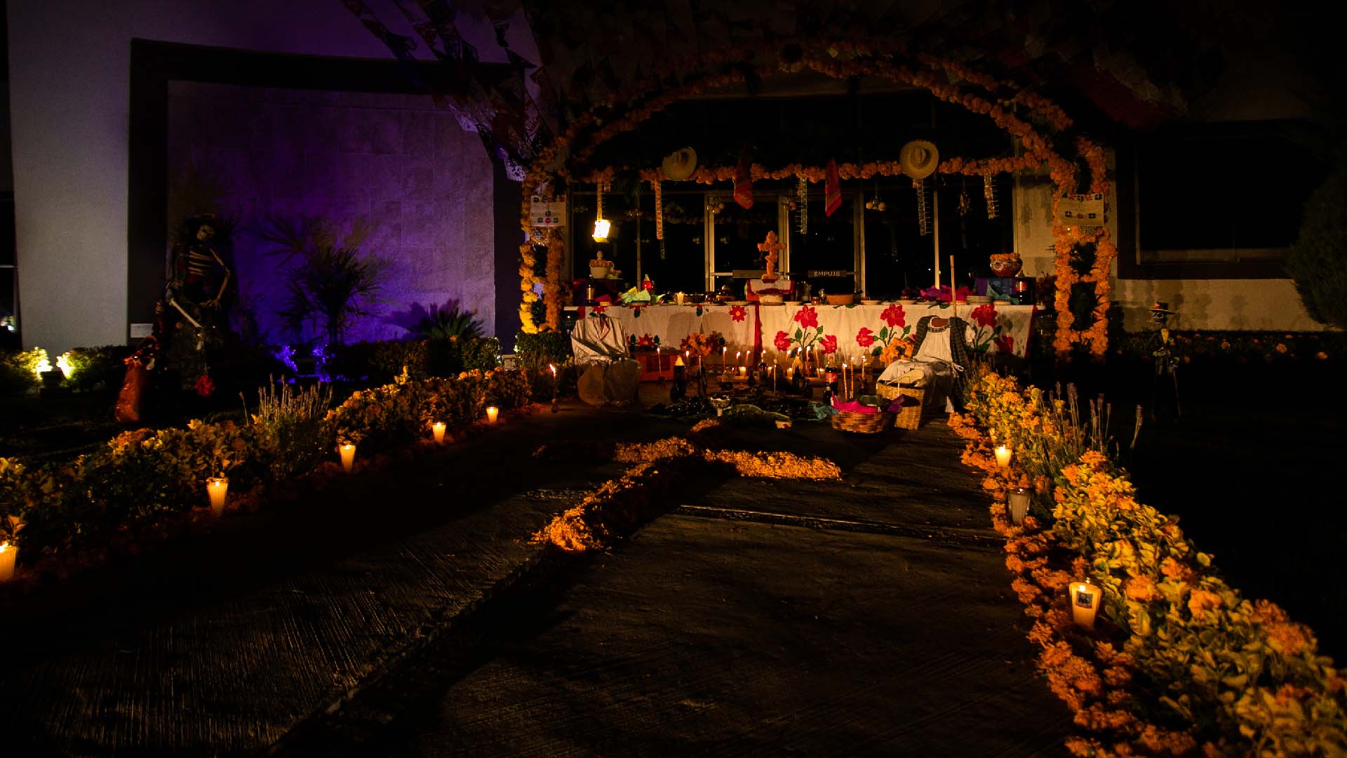 Altar tradicional en la Huasteca Hidalguense