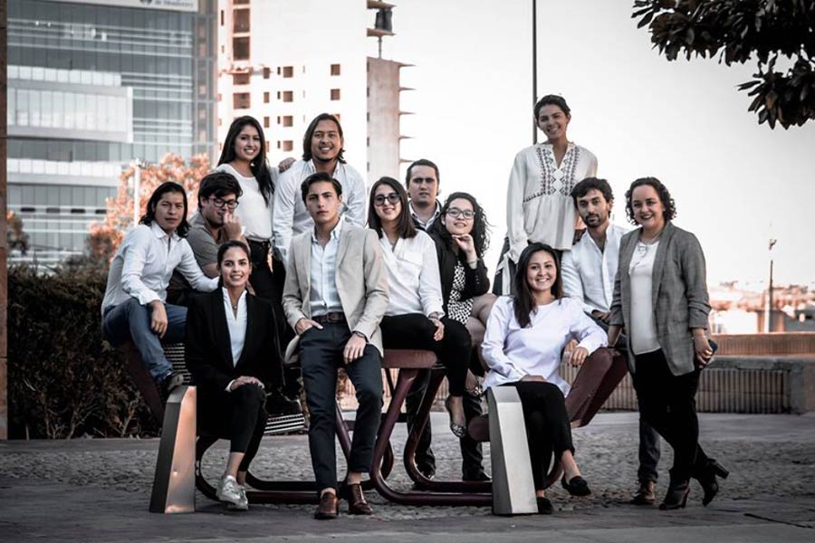 Alumnos representantes de la delegación del Tec campus San Luis Potosí.