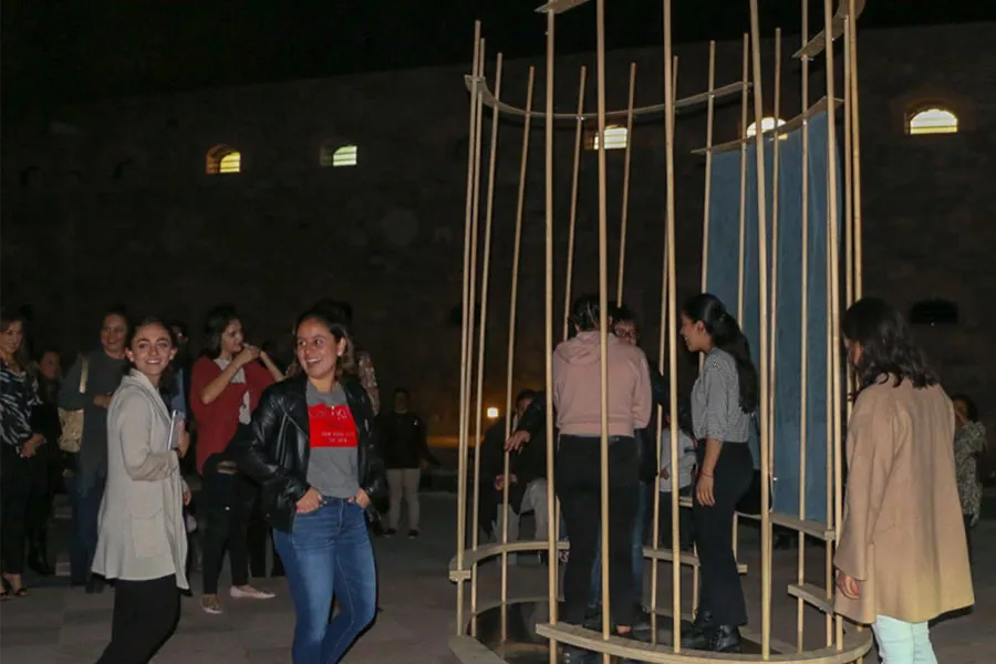 Alumnos del Tec campus San Luis presentado sus nuevas creaciones.