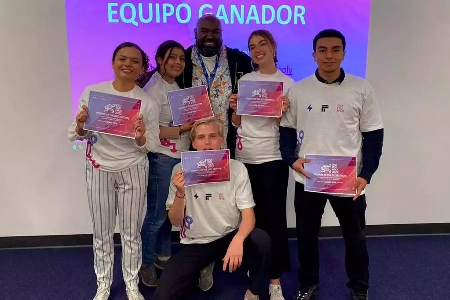 alumnos ganadores globales de DigiEduHack 2023