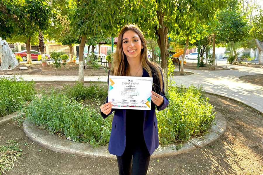 Ana Paula Villalvazo es ganadora de la International Science and Innovation Fair