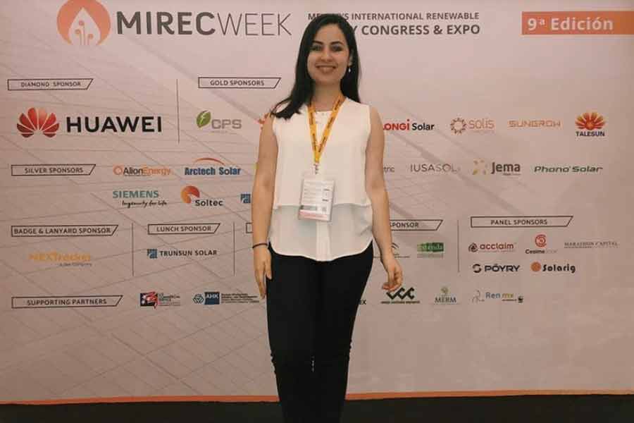 Andrea Balcázar es una de las ganadoras del Premio Mujer Tec 2021