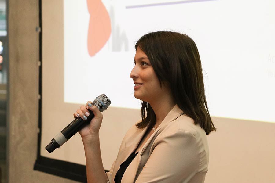 Andrea Hernández fue una de las panelistas invitadas a la quinceava edición del Foro Liderazgo Incluyente, Sensibilizar para incluir personas con discapacidad MIPS.