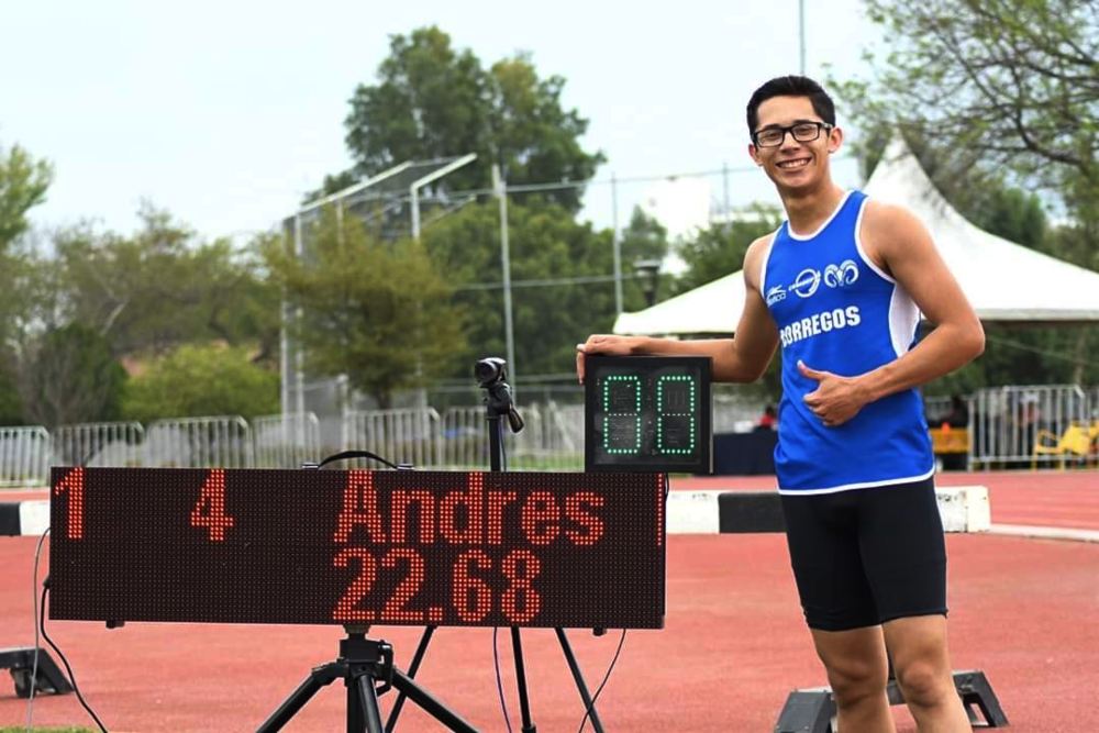 Andres Hots, alumno de PrepaTec, durante el nacional CONADEIP.