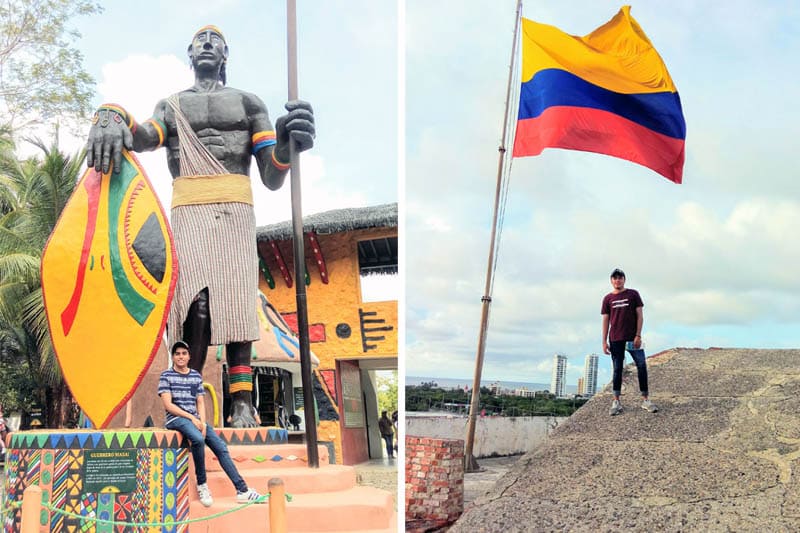 Ángel Briones en Colombia