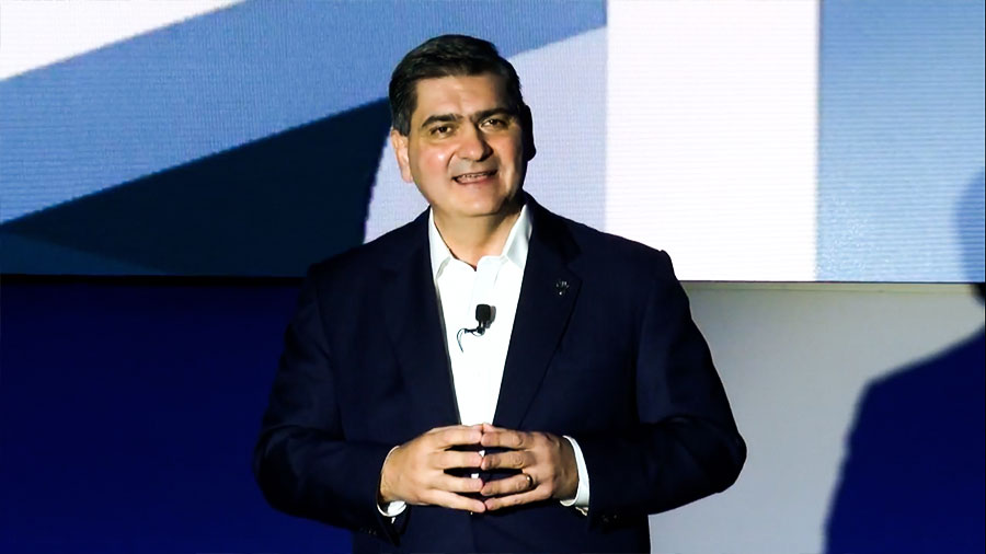 David Garza durante el Aniversario 77 del Tec de Monterrey