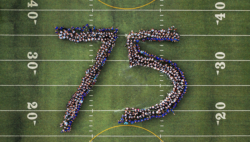 75 aniversario del Tec de Monterrey, celebrado en Cuernavaca