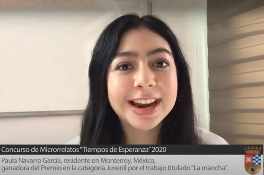 Paula Navarro ganadora del concurso microrrelatos "Tiempos de Esperanza"