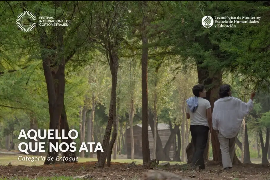 Escena del cortometraje Aquello que nos ata, una historia sobre la vida, la muerte y el perd&oacute;n dirigida por Natalia Croda y producida por Ximena Soriano.