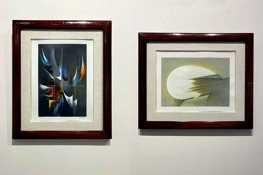Obras exhibidas en la exposición Contraposición: la gráfica en México a mitad del siglo XX. Derechos de las obras: DR. ©️ Águeda Lozano/ADAGP/SOMAAP/México/2024 Patrimonio Cultural del Tecnológico de Monterrey®️ y D.R. ©️ Leonardo Nierman/México/2024 Patrimonio Cultural del Tecnológico de Monterrey®️