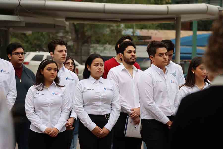 Asistentes a la Guardia de Honor de Jorge y Javier en marzo del 2023.  