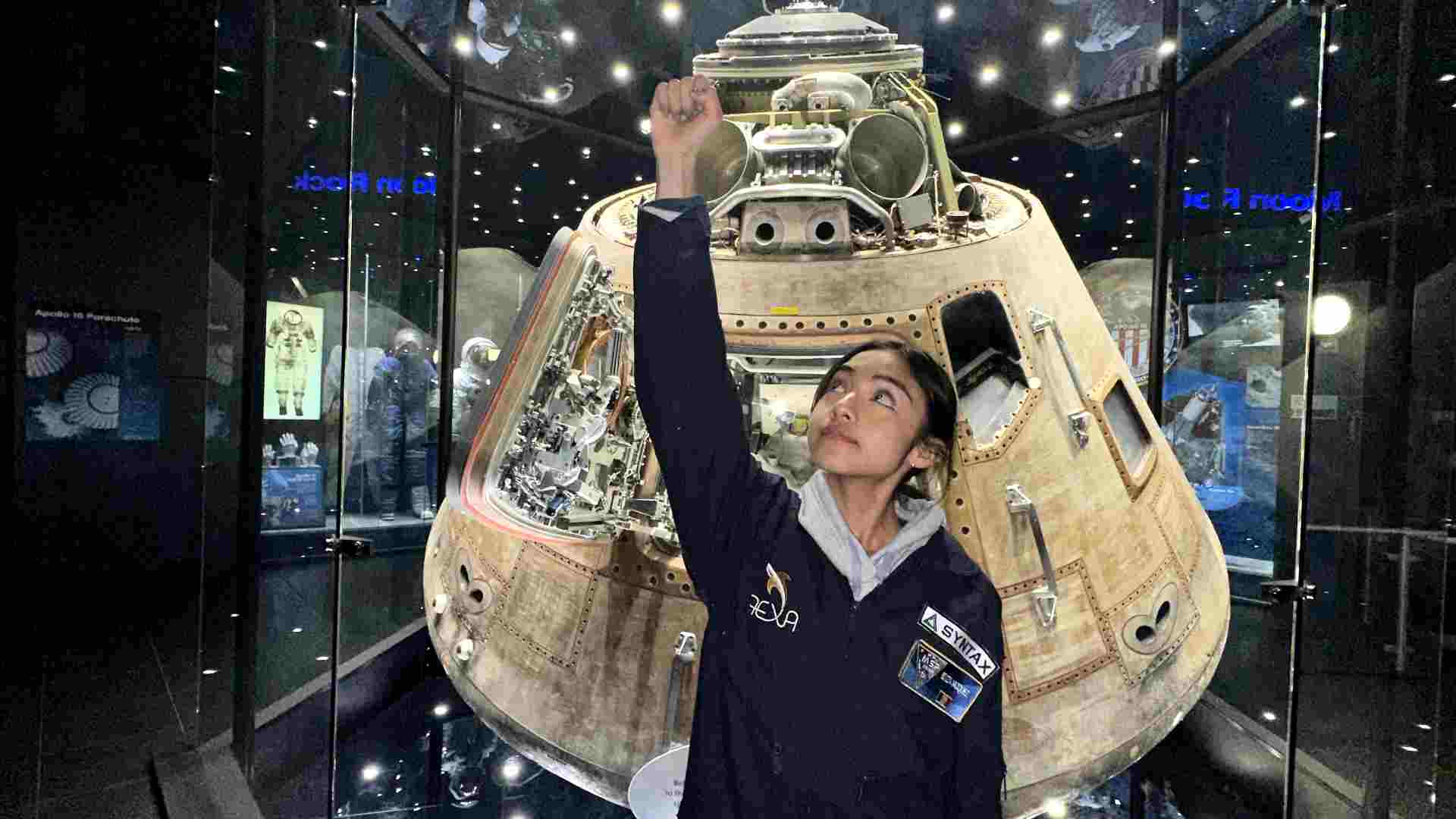 Biniza Vázquez desarrolló la propuesta ganadora en International Air and Space Program de AEXA