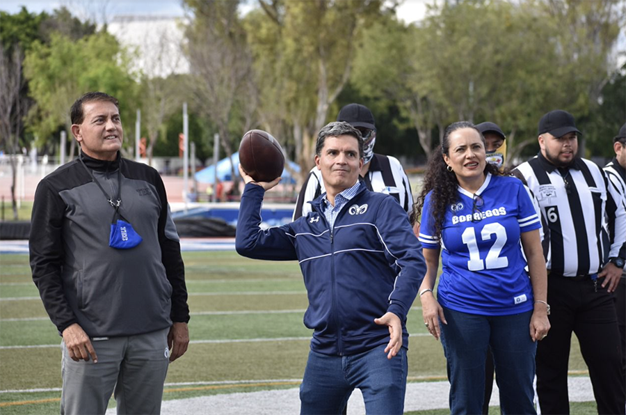 Inicia campaña para los Borregos de futbol americano del Tec campus Querétaro donde se mantienen invictos en la Conferencia Nacional.