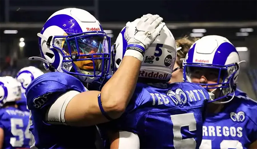 equipo de borregos monterrey festejando