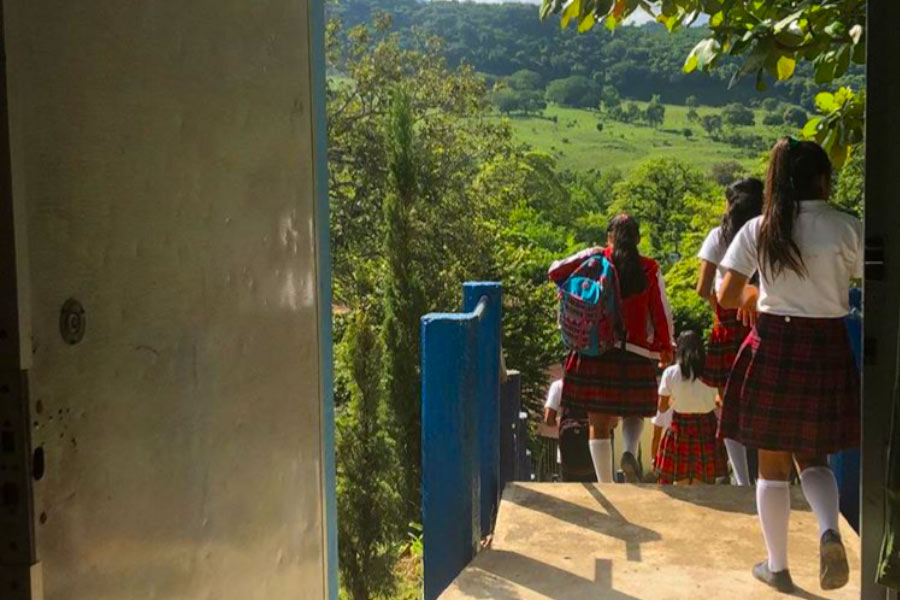 Foto capturada por Mariana en la Huasteca potosina, cuando junto con el equipo de becas estaban en búsqueda de más Líderes del Mañana.