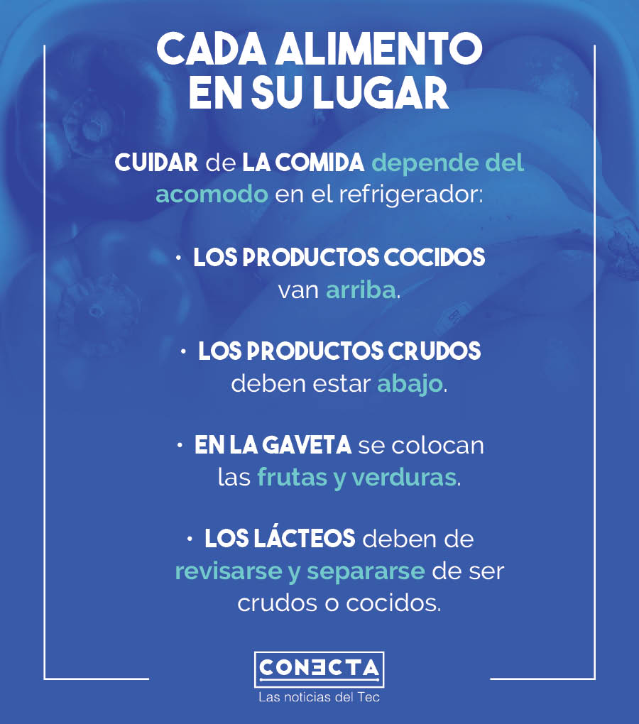 Infografia cada alimento en su lugar