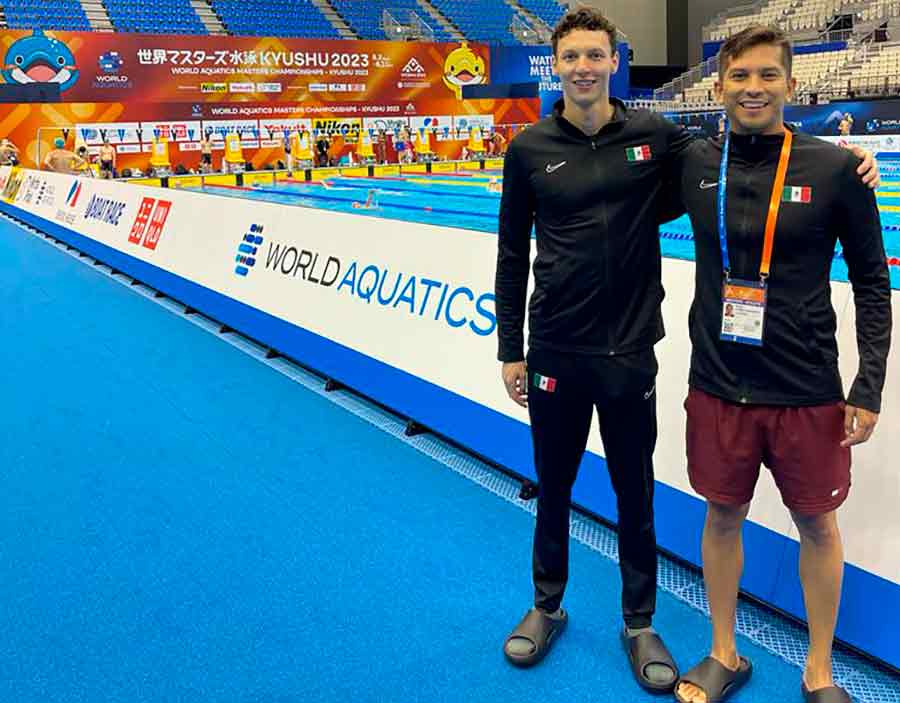 Dos egresados del Tec Guadalajara participaron en el campeonato mundial de natación.